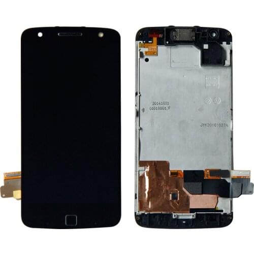 For Motorola Moto Z Force Droid XT-1650M Touch Screen Digitizer Lcd Display Assembly With Frame Panel Replacement Free Shipping