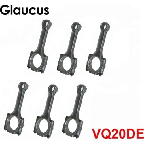 6pcs VQ20DE VQ20 engine connecting rod conrod for Nissan Cefiro A32 A33 QX A32 1995cc 2.0L 1994-2003 12100-31U04 1210031U04
