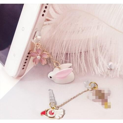 Cute Mobile Phone Dust Plug Applicable To Apple Android And Type-C Integrated Dust Data Plug Good-Looking Fashion
