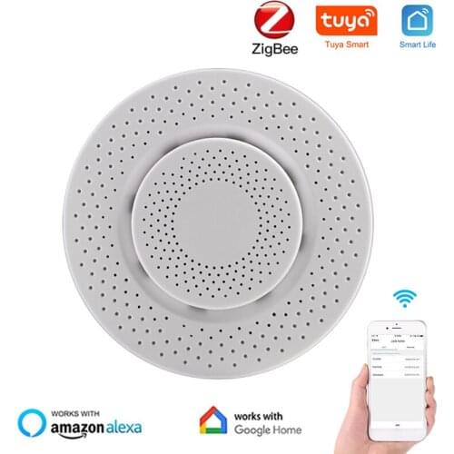 Zigbee/Tuya WIFI Smart Air Box Carbon Dioxide Detector App Control CO2 Gas Sensor Formaldehyde VOC Temperature Humidity Sensor