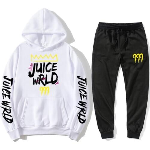 Sports suit J UICEWrld hoodie sweatshirt + jogging pants Juice wrld juice wrld juicewrld trap rap rapy tomography Juice World