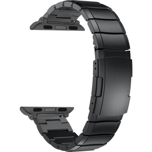 Heavy Watch Band For Apple Series 5 4 40/44mm Solid Metal Steel Wrist Strap Watchband For Apple Watch 1 2 3 Bracelet 38/42mm