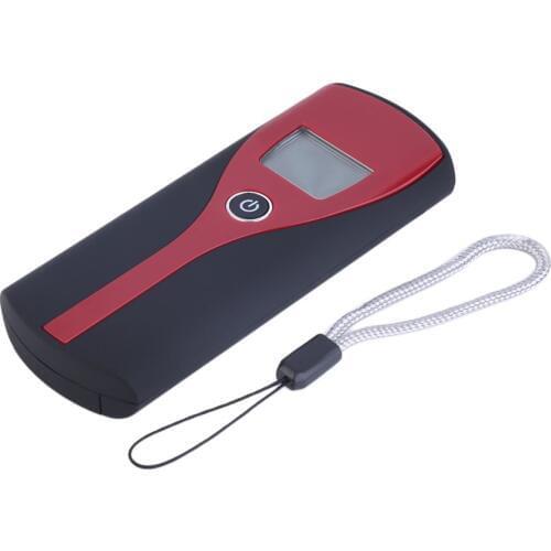 Black Wine Red Plastic Quick Response and Resume Universal Professional Digital LCD Display Alcohol Breath Alert Breath Tester