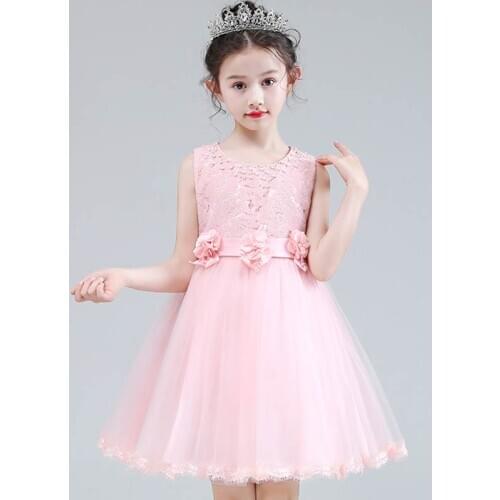 Princess Skirt Girls Summer Dress 2021 Kids Ball Gown Teens Party Weeding Dresses Flower Girl Dresses Big Girls Clothes