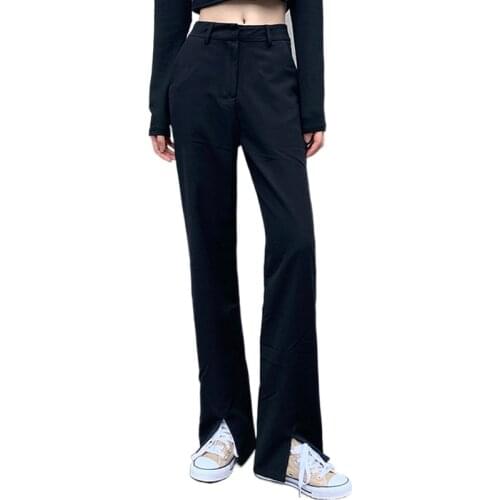 Plus Size Womens High Waist Long Black Jeans Casual Slim Denim Pants