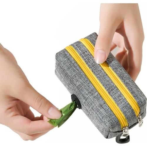 1Pcs Dog Waste Poop Cloth Bags Dispenser Portable Dog Poop Bags For Dogs Garbage Bag Pets Garbage Bags Storage Bag