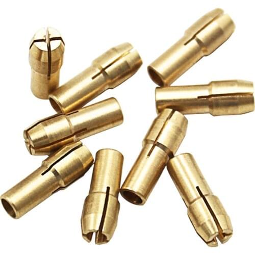10Pcs Drill Chucks Hardware Equipment Rotary Tools Pure Bronze Workshop Spare