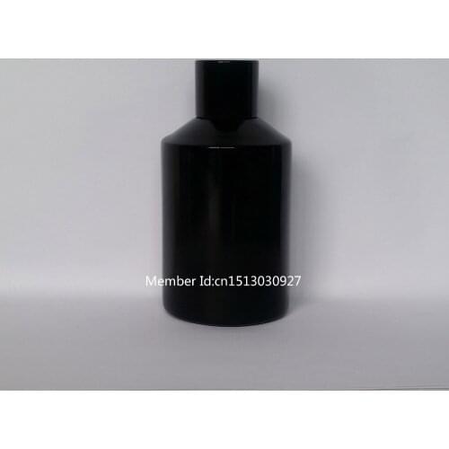 200ml empty black glass bottles for oil liquid for electronic cigarette dropper bottle essential oil bottle