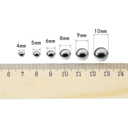 2021 New 50pcs Durable Bicycle Stainless Steel Ball Replacement Parts 4mm 5mm 6mm 8mm 9mm 10mm Bike Bicycle Steel Ball Bearing