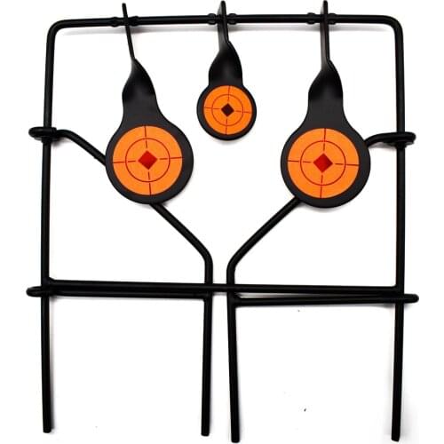 3 Targets Resetting Target Portable Resetting Targets with Shooting Spots For Outdoor Shooting Hunting Practice Resetting Target