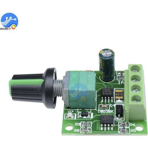 30W 2A PWM Motor Speed Controller DC 1.8V -15V Fan Motor Speed Control Switch Drive 5V 12V Adjustable