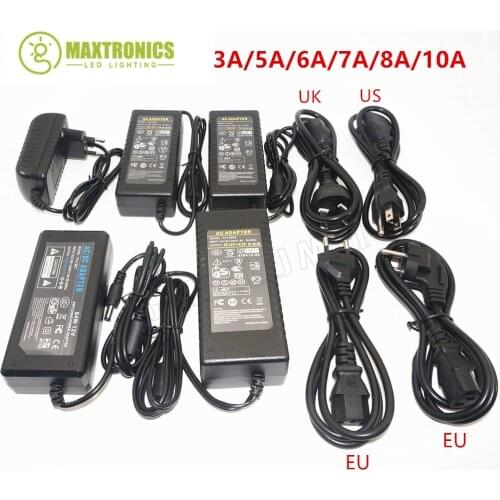 LED Power Supply Adapter DC5V / DC12V / DC24V 1A 2A 3A 5A 7A 8A 10A For 5V 12V 24V led strip lamp lighting led power driver plug