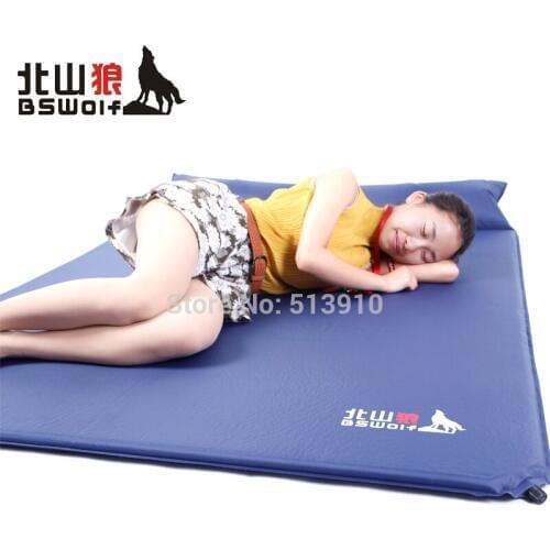 BSWolf Couple Automatic inflatable cushion for outdoor tent air cushion moisture-proof pad widening thickening mattress