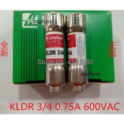 Free shipping 10pcs KLDR 3/4 Netlon CLASS CCTIME-DELAY delay fuse / fuse 600V0.75A