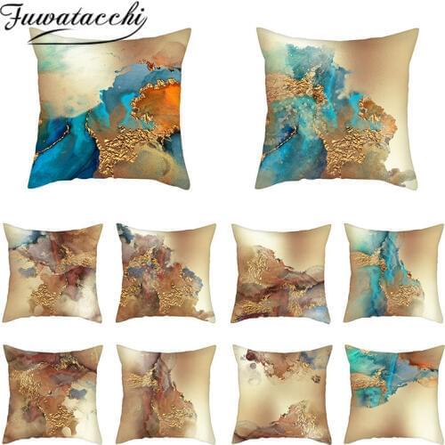 Fuwatacchi Abstract Painting Pillow Case Visual Impact Pattern Cushion Cover for Home Bedroom Sofa DecorativeThrow Pillow Cover