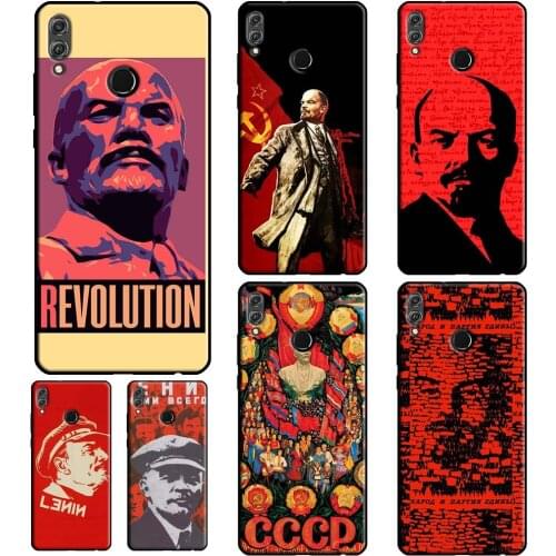 Lenin Soviet Union flag Case For Huawei Honor 10i 10X 8 9 10 Lite 20 4C 6C 7A Pro 7X 8X 9X 6A 8A 9A 9S 7C Cover