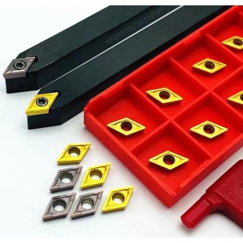 External turning tool DCMT070204 VP15TF carbide insert turning insert milling machine CNC tool DCMT 070204 boring tool