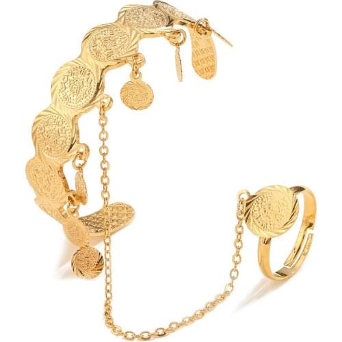 Kids Bangles Baby Jewelry Christening Gift Gold Bracelet Bebe Pulseira Child Chain Bangle Kinder Armband Brazalete B0400