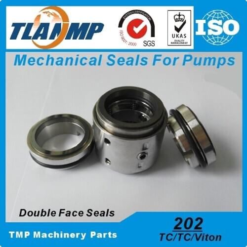 202-35 , 202UU-35 , 202U-35 Double Face TLANMP Mechanical Seals (Material: TC/TC/VIT) |202 Unbalanced Multiple Spring Dual Seals