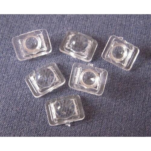 #HOLW-10.8 5050 led lens, SMD lens, Size: 10.8X7.8X5mm, Angle: 60 deg, Suitable for: 5050 Light source, Clean Surface, PMMA