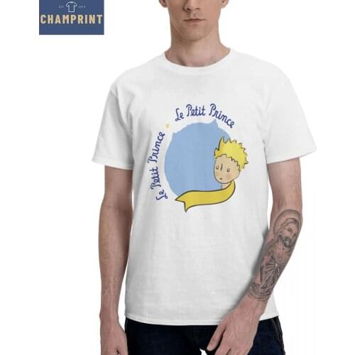 Mens The Little Prince T Shirts Pure Cotton Clothing Vintage Short Sleeve Crew Neck Tee Shirt 6XL T-Shirts