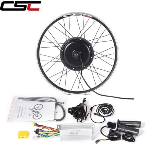 E-bike Conversion Kit 48V 1500W bicycle hub front or rear Motor Wheel Kit for 20 24 26 27.5 28 29inch 700C Electric Bike