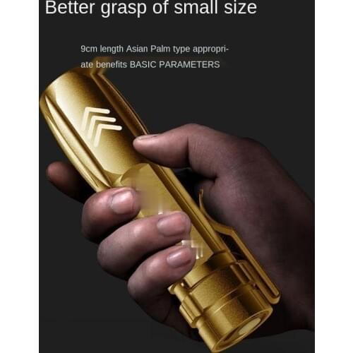 Super Bright LED Lamp Small Mini Recharge Ultra-bright Flashlight Durable and Portable Fast Charge Long-range Household