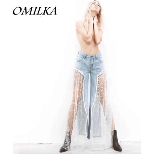 Широкие джинсы OMILKA China At AliExpress