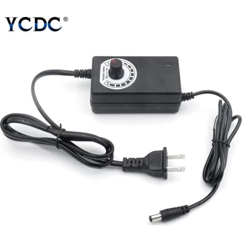 Adjustable AC to DC 3-12V 9-24V Universal adapter voltage Regulated 3V 12V 24V power supply adatper For LED Strips CCTV Camera