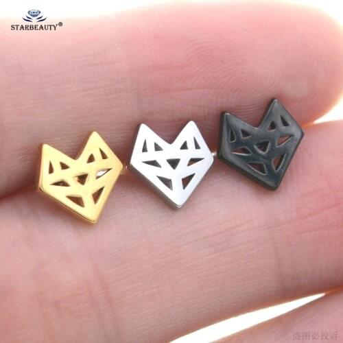 Starbeauty 1pc 18G Bar Steel Heart Ear Studs Earring Tragus Piercing Helix Earrings for Women Girls Surgical Steel Ear Piercing