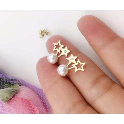 Double star ear nails