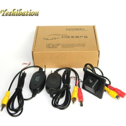 Yeshibation Parking Car Wireless rear Camera For KIA K4 2014~2017 Reverse backup RCA Video 2.4Ghz transmitter Receiver kit