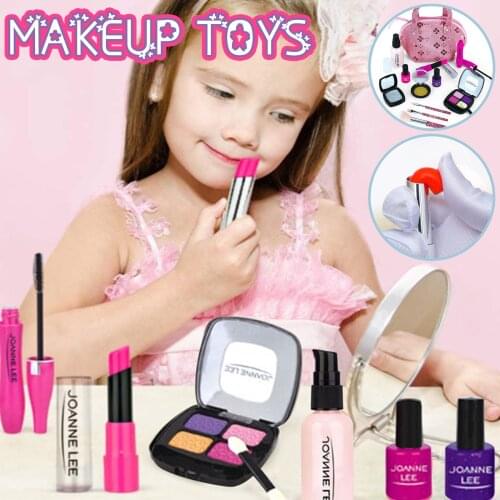 2021 Kids Makeup Set Baby Cosmetics Make up set For Girls Makeup Set Pretend Play Make up Toys For Kid Dress Up Princess Toy