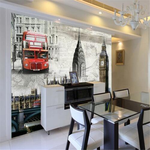 Beibehang Customized Wallpaper 3D KTV Bar Personalized Background European Architecture Mural Home Decoration chinese wallpaper