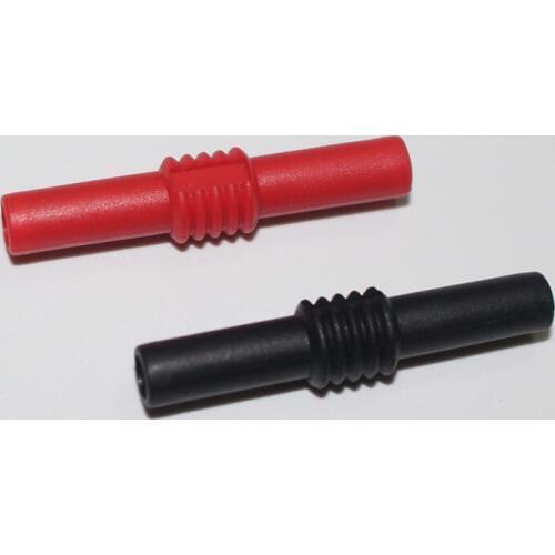 4mm Banana Plug Female to Female Adapter to Extend Insulated Banana Coupler for Instrumentation Testing (10pcs)