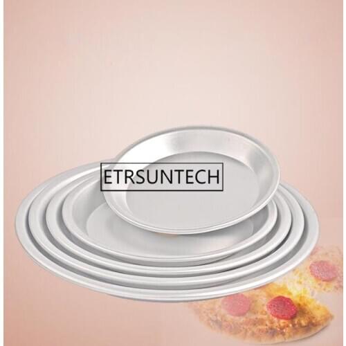 50pcs Aluminium Alloy Round Shape Pizza Pans Stones Pie Pan Baking Tray Plate Mold for DIY Home Kitchen Bakeware