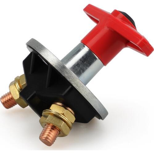 Battery Disconnect Cut Off Kill Switch Truck Brass Terminal 200A Stop For Motorcycle/Car/Boart