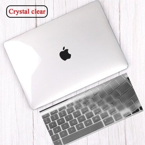Laptop Case for Apple MacBook Pro 13/15/16/MacBook Air 13/11/Macbook 12/White A1342 Transparent Hard Shell +Keyboard Cover