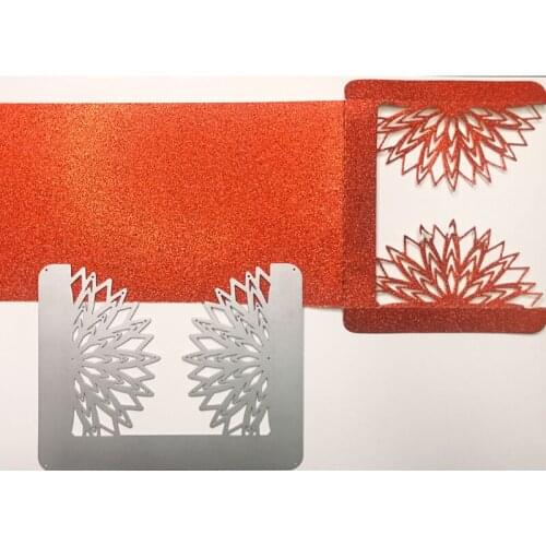 Flower Border Frame Metal Cutting Dies Mold Scrapbook Craft Mold Template Embossing Paper Mold Making New