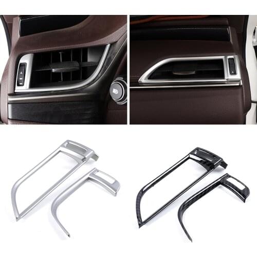 For Lexus ES ES200 ES250 ES300 ES350 2018-2021 Car Central Console Dashboard Side AC Air Condition Outlet Vent Cover Trim Frame