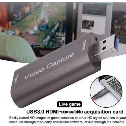 HDMI-Compatible to USB 3.0 2.0 Audio Video Capture Card Game Recording Box Streaming capture & card Live Y2J3