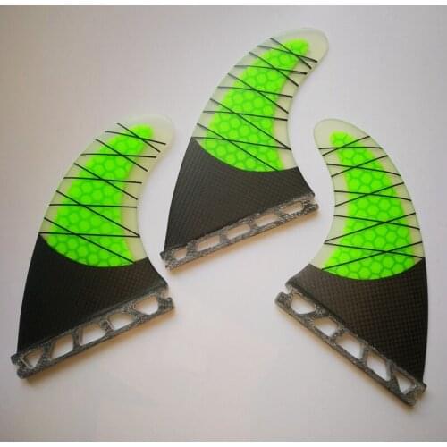 FC II 2 I Surf fins Tri set half carbon surfboard fins for surfboard G7 G5 L M Thrusters set