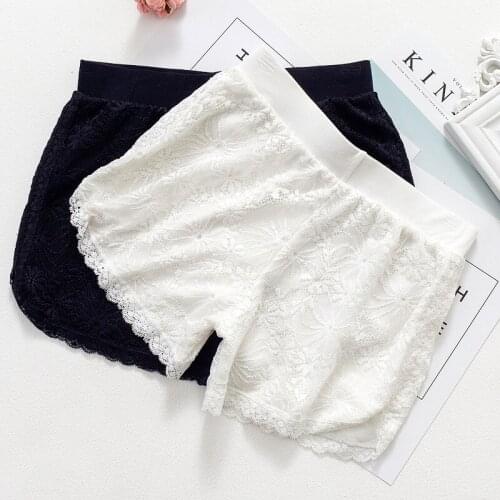 Summer Lace Short Elastic Wide Waist Anti Light Pajamas Sell Well