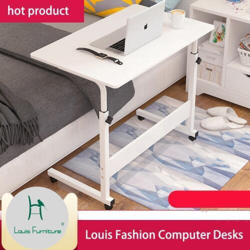 Louis Fashion Computer Desks mobile simple home bedroom bed lazy dormitory small table simple student bedside