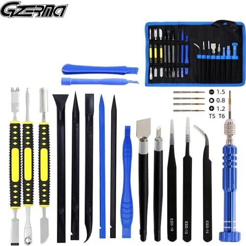 17 in 1 Electronics Repair Tool Kit Precision Screwdriver Set Opening Pry Tool Kit for Cell Phone Laptop Tablet X-box PS4
