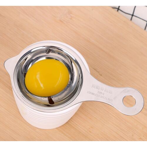 NICEYARD Egg Separator Stainless Steel Egg Tools White Egg Yolk Separator Filter Chef Dining Cooking Gadget Home Kitchen Tool
