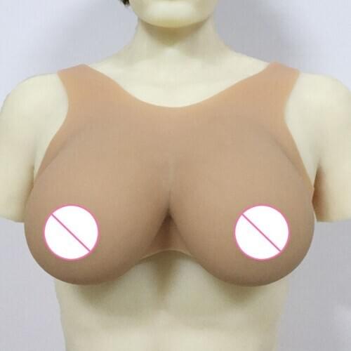New Design Shemale Transgender Fake Breasts/cross Dressers Vest Modified Silicone Breast Without Neck Vest Fake Breasts