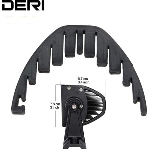 Rubber Isolator Reduce Wind Noise 22 inch 32 inch 42 inch 50 52 inch Double Rows Straight Led Light Bar Off road for Jeep SUV