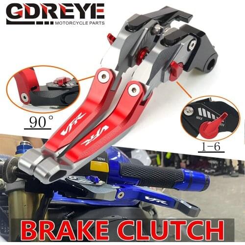 Motorcycle 5D Accessories Part CNC Brake Clutch Levers For Honda VFR1200 F 2016 2017 Adjustable Foldable Extendable Lever