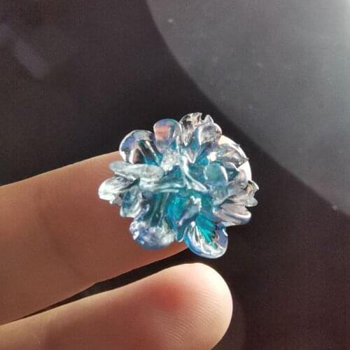 Crystal Cluster Flower Resin Mold Quartz Druzy Gem Earring Molds Jewelry Making Dropshipping